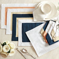 Custom Cotton 100% Natural Color Flax linen Table Napkins Restaurant Linen Napkin Wedding Napkin