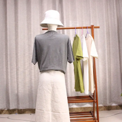 Custom Factory outlet quick-drying comfortable Short Sleeve hemp blank cotton t shirt