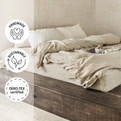 Hot sale french fabric bed linen sheets wholesale bedding duvet cover set bed linen set pure french linen bedding