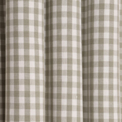 Checked pure white beige gingham chessboard linen, 90-400 GSM, softened fabric by the yard, linen fabric