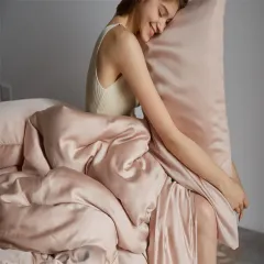 super soft 4pcs grey cooling bamboo bedding sheets set home 100 cotton hotel