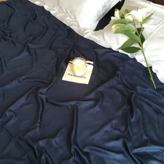 super soft 4pcs grey cooling bamboo bedding sheets set home 100 cotton hotel