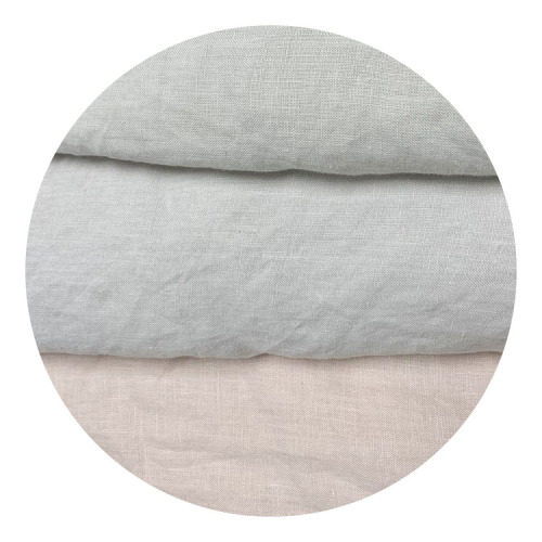 HOT SELLING HIGH QUALITY 100% LINEN YARN PLAIN DYED FABRIC