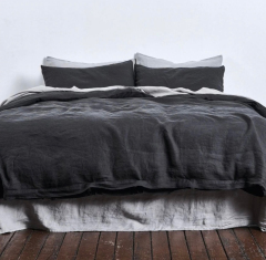 Wholesale Customized Plain WinterChristmas Bed Sheets Luxury Bedding Set 100% Cotton Blank And Gray