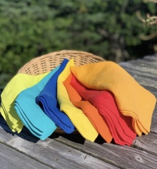 Serviettes De Table Pour Mariage En Tissu Dinner Fabric Wedding Table Linen Napkin Cloth Napkins Custom Embroidery For Wedding