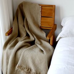 Organic Oeko 100 stone washed double layers 100% pure french linen blanket linen throws with fringe