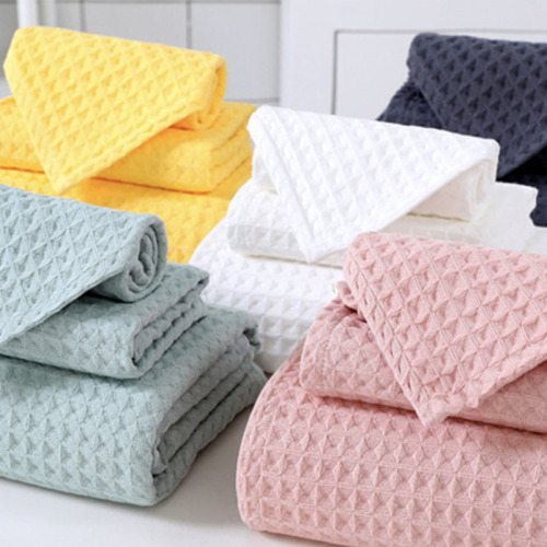 Wholesale and customized bamboo waffle blanket