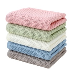 Wholesale and customized bamboo waffle blanket