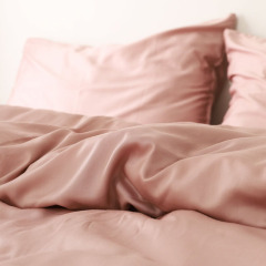 Wholesale Luxury Cooling Breathable Soft Hand Feeling Bed Sheets Set 100% Organic Viscose Bamboo Bedding Set