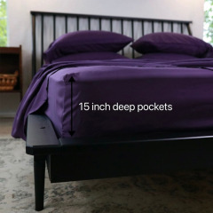 Natural Soft Pure Bamboo Summer Bamboo Bed Sheets Ultra Silk Smooth Bamboo Bed Sheet Bedding Set