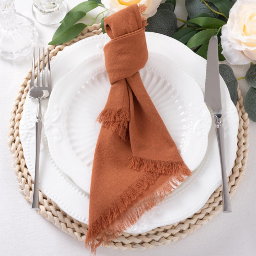Custom Cotton Linen Table Napkin Wholesale Multi Colors Plain Cheesecloth Cloth Napkins for Wedding Hotels Party
