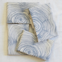 Pure French Linen cotton fabric Napkin wholesale solid yarn dye print linen napkins for wedding party