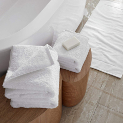 5 star hotel towels white custom logo bathroom linen 100% cotton face hand bath hotel towel set