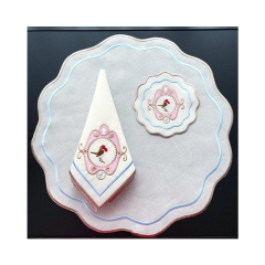 Most Selling Items Linen Embroidered Dinner Custom Table Napkin for Wedding Good 100% Cotton Plain Dyed OEM Service or Stock