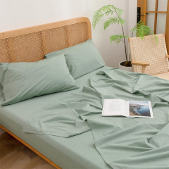 wholesale customization 100% Biodegradable Flax French linen 100% linen duvet cover sets pure linen bed sheet bedding set