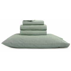 wholesale customization 100% Biodegradable Flax French linen 100% linen duvet cover sets pure linen bed sheet bedding set