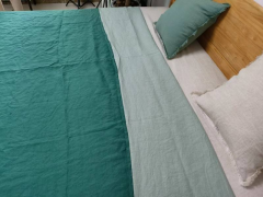 Linen Sheet Set Solid Color Certificate 100% European Flax Linen Bed Sheets Natural French Linen Duvet Cover Bedding Set