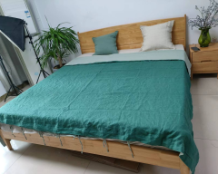 Linen Sheet Set Solid Color Certificate 100% European Flax Linen Bed Sheets Natural French Linen Duvet Cover Bedding Set