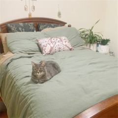 Bedroom Linen Bedding Set French Flax Linen Bedding Set