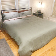 Bedroom Linen Bedding Set French Flax Linen Bedding Set