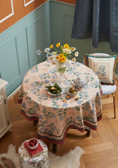 Custom Eco Friendly Kitchen Cloth Dinner Linen Tablecloth Printed Tablecloth
