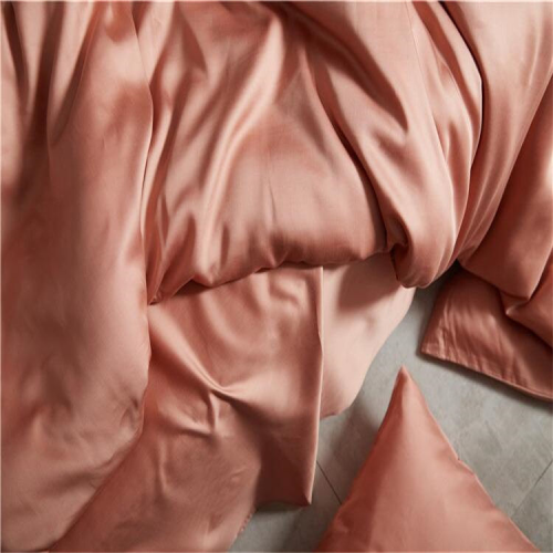 Wholesale Super Soft 4pcs Solid Grey Cooling 100% Bamboo Fiber Hotel Use Bed Duvet Pillow Fitted Sheets Set 300TC