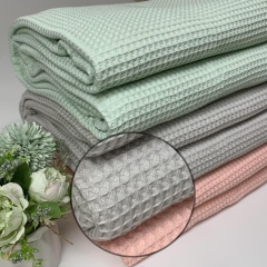 LY-Four Seasons Towel Blanket Adult Bamboo Fiber Office Sewage Cold Silk Cover Double air Condition Blanket 2*2.3m Macaron Color