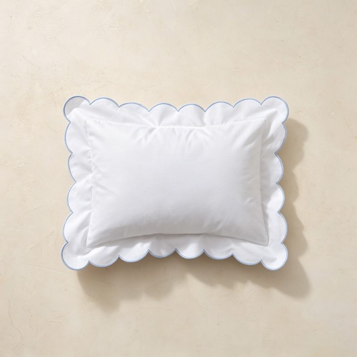 Custom Pillow Cover With All Side Ruffled, Personalized Newborn Baby Pillowcase, Baby Shower Cushion Cover, Nursery Decor