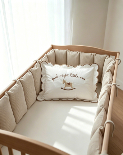 Personalized Scalloped Name Pillow, Custom Baby Nursery Decor, Heirloom Keepsake Gift