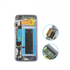 Fast shipping for Samsung Galaxy S7 Edge original LCD with Grade A Glass LCD assembly with frame