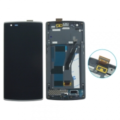 Hot sale for OnePlus One original LCD with AAA digitizer display screen LCD complete with frame