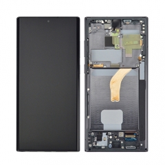 Mobile Phone Lcd Touch Screen Digitizer Assembly with Frame for Samsung Galaxy S22 Ultra