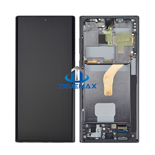 Mobile Phone Lcd Touch Screen Digitizer Assembly with Frame for Samsung Galaxy S22 Ultra