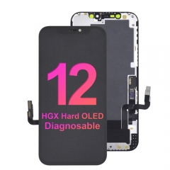 for iPhone 12 12 Pro HGX Diagnosable OLED Hard Screen Lcd Display
