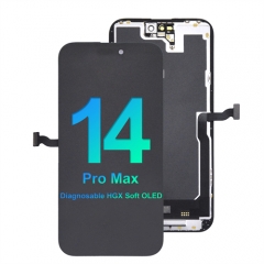 for iPhone 14 Pro Max HGX Diagnosable OLED Soft Screen Lcd Display