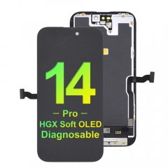for iPhone 14 Pro HGX Diagnosable OLED Soft Screen Lcd Display