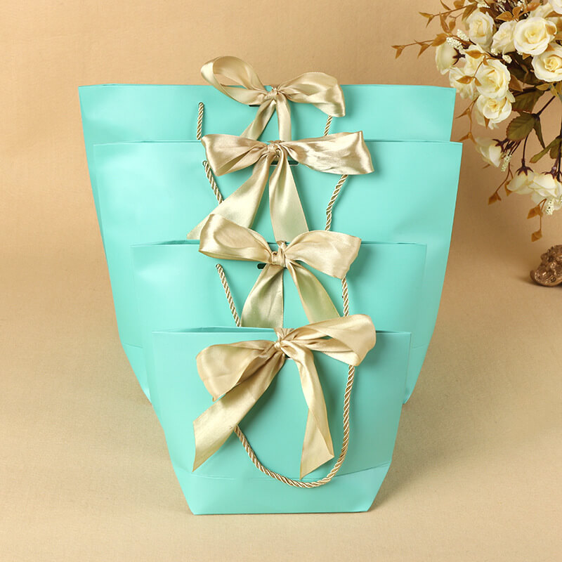 Custom  Ribbon Paper Bag