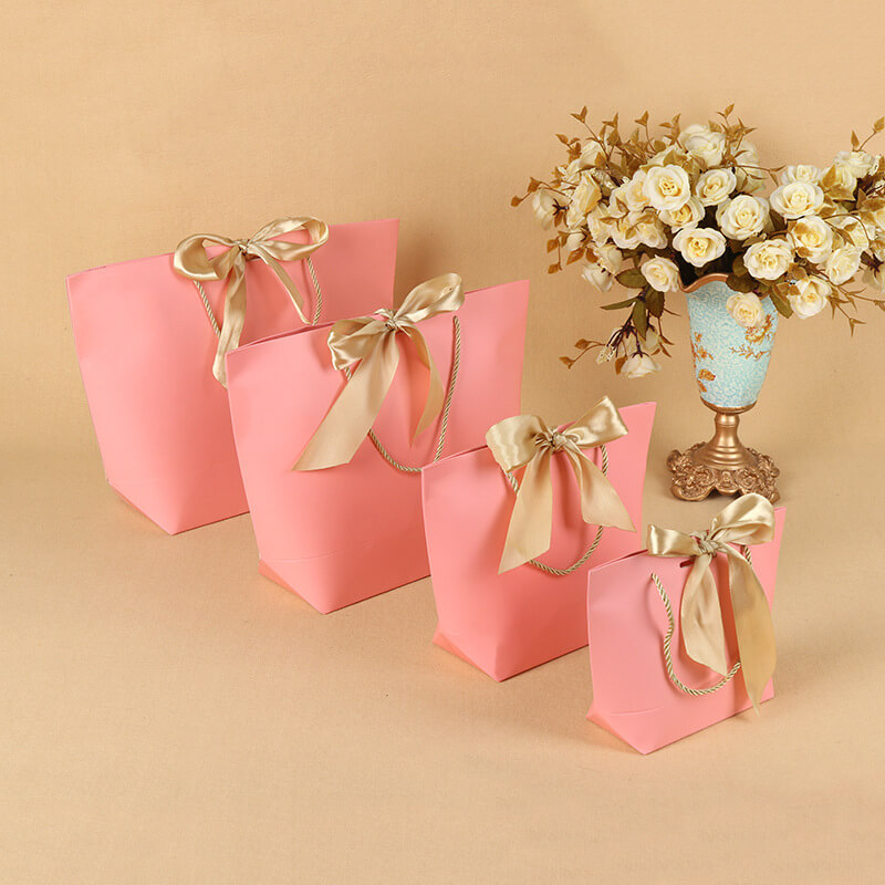 Custom  Ribbon Paper Bag
