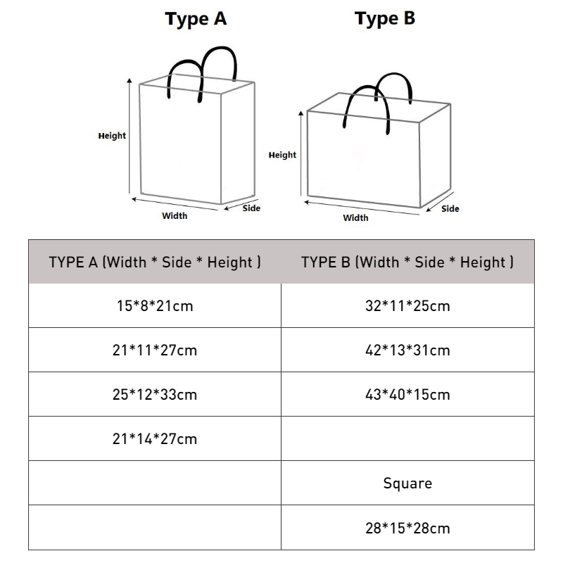 Custom 150gsm Paper Bag 11 Colors- The Best Custom Packaging Printing