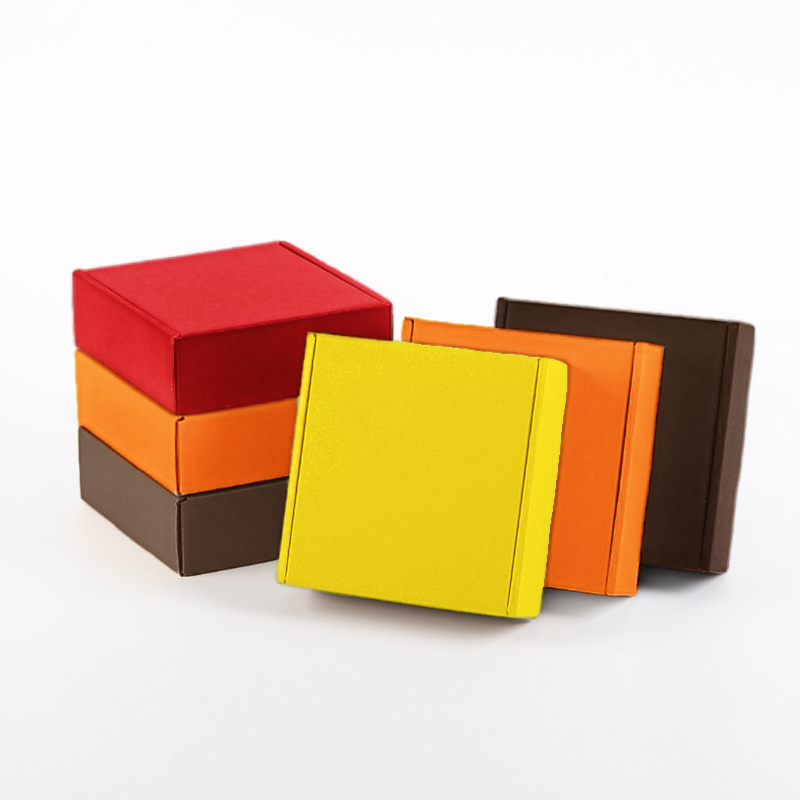 Warm Color Series Colored Shipping Paper Box