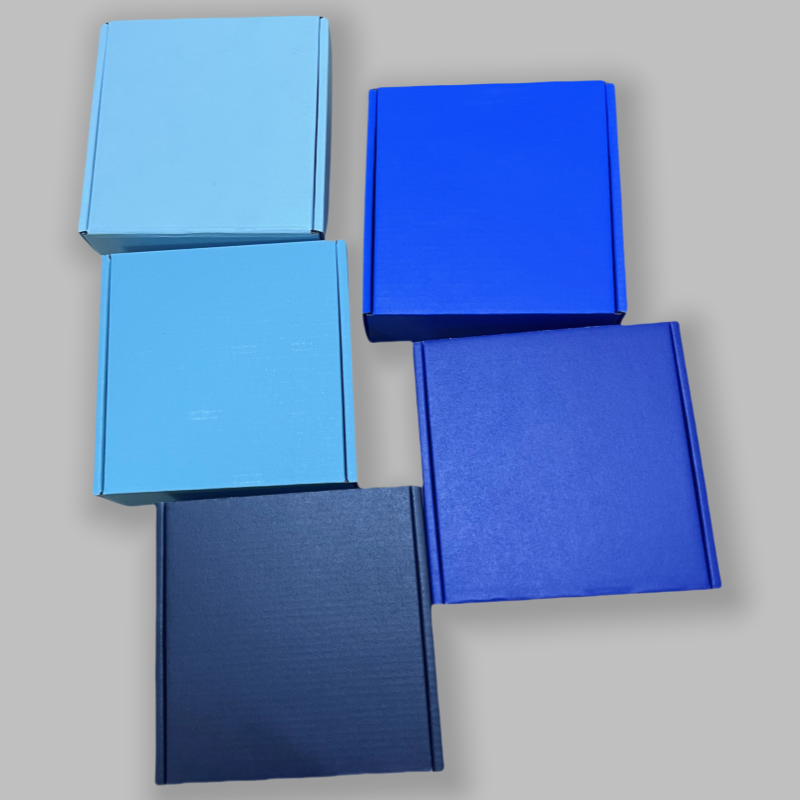 Blue Series Colored Shipping Paper Box