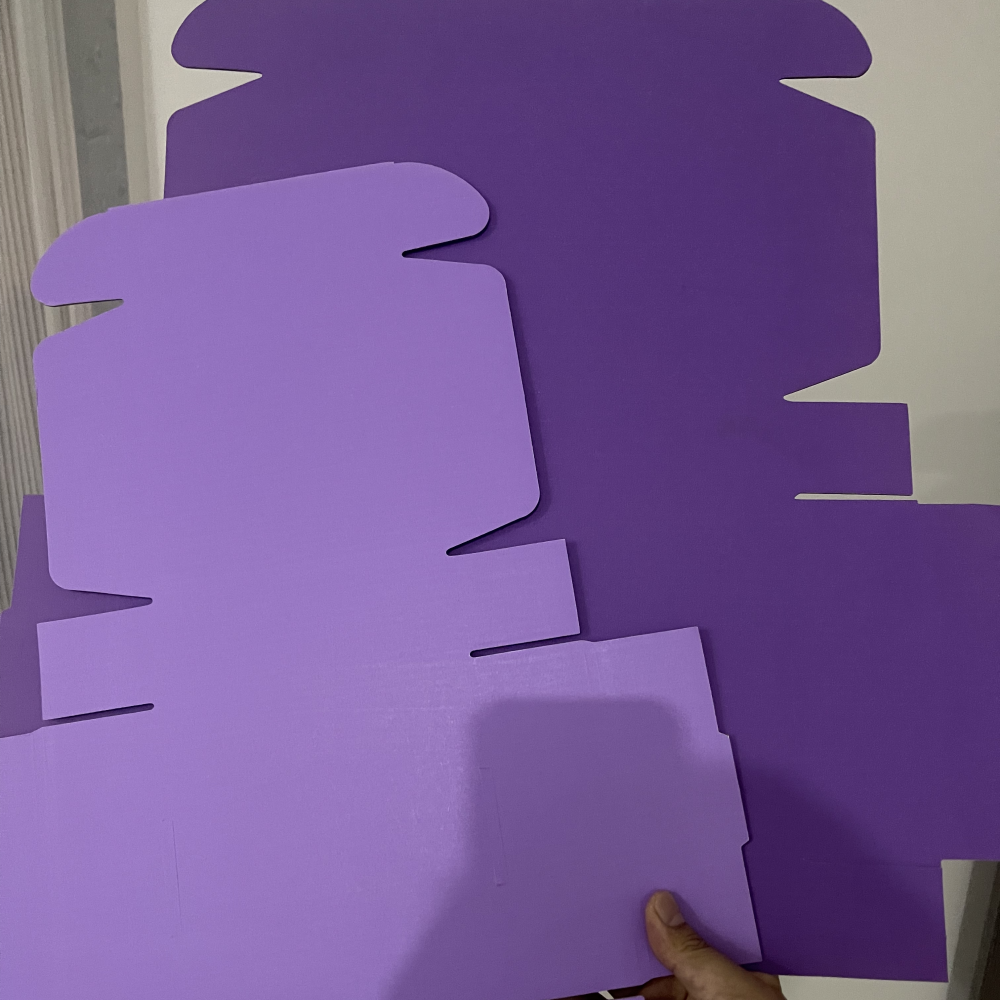 Purple Series Colored Shipping Paper Box