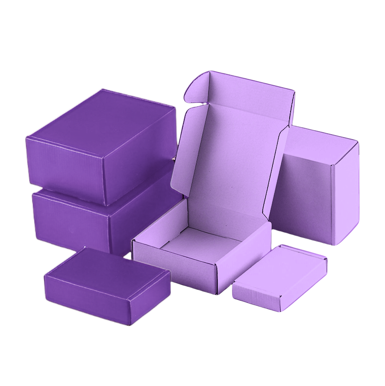 Purple Series Colored Shipping Paper Box