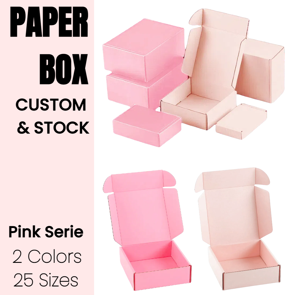 Pink Series Colored Shipping Paper Box