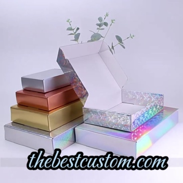Luxury Gold Silver Rose Gold Shipping Box