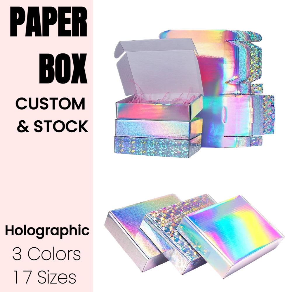 Luxury Holographic Paper Shipping Box Hologram