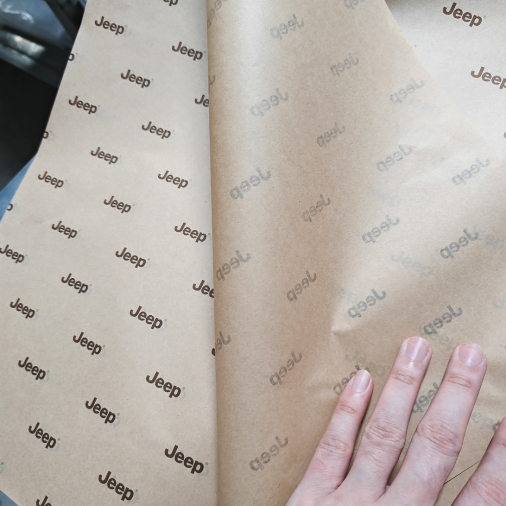 30gsm Kraft Paper Print 1 color logo