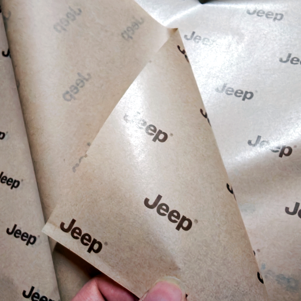 30gsm Kraft Paper Print 1 color logo