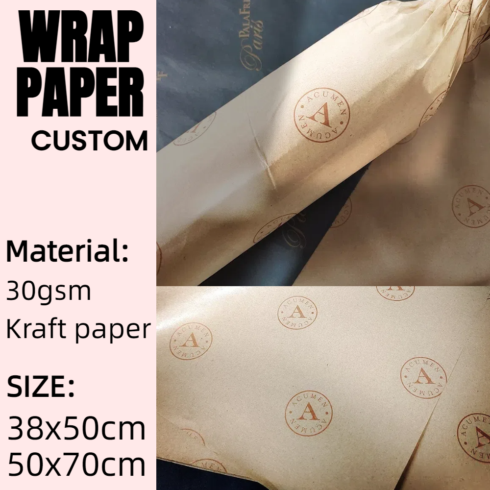 30gsm Kraft Paper Print 1 color logo