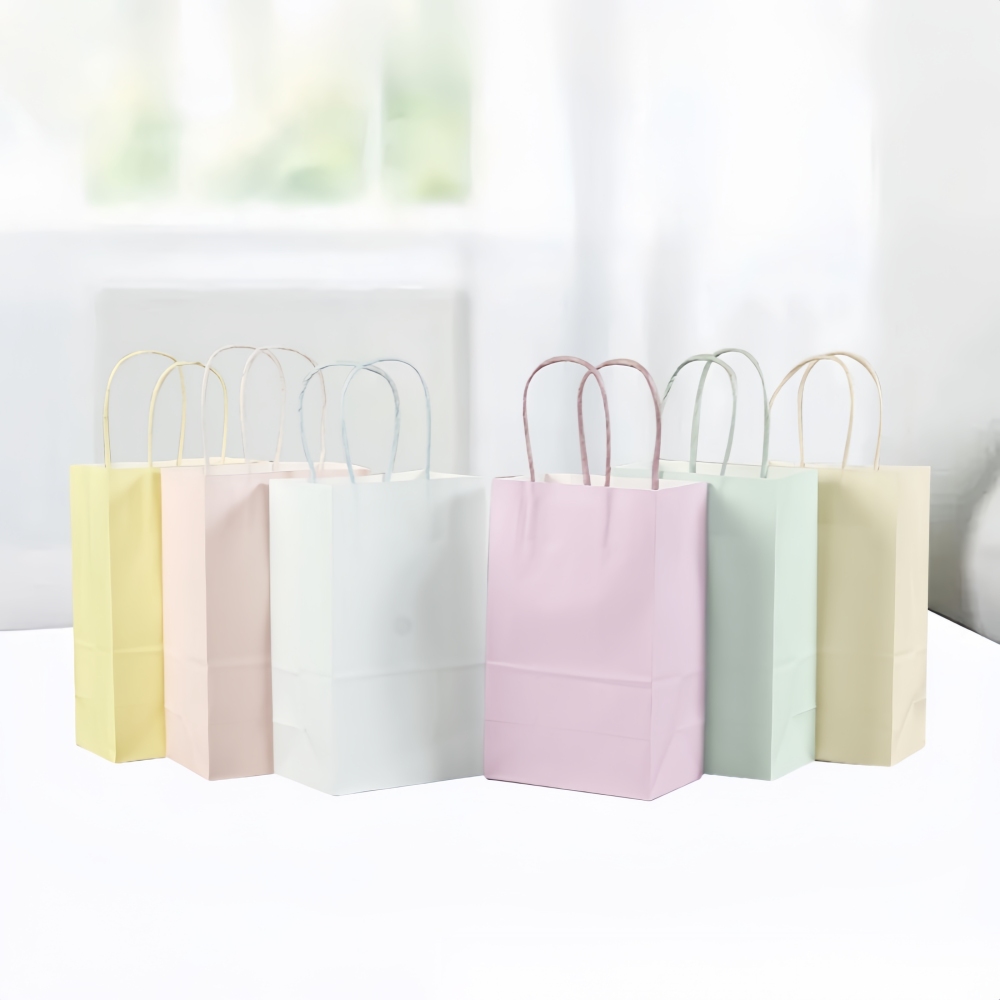 120gsm Kraft Paper Bag Macaron Color
